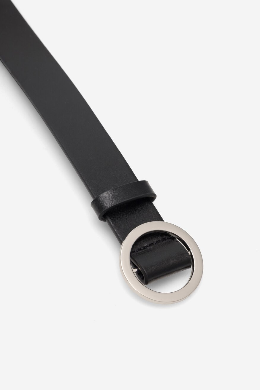 Pasek damski Jenny Fairy 4W2-001-AW23 Czarny