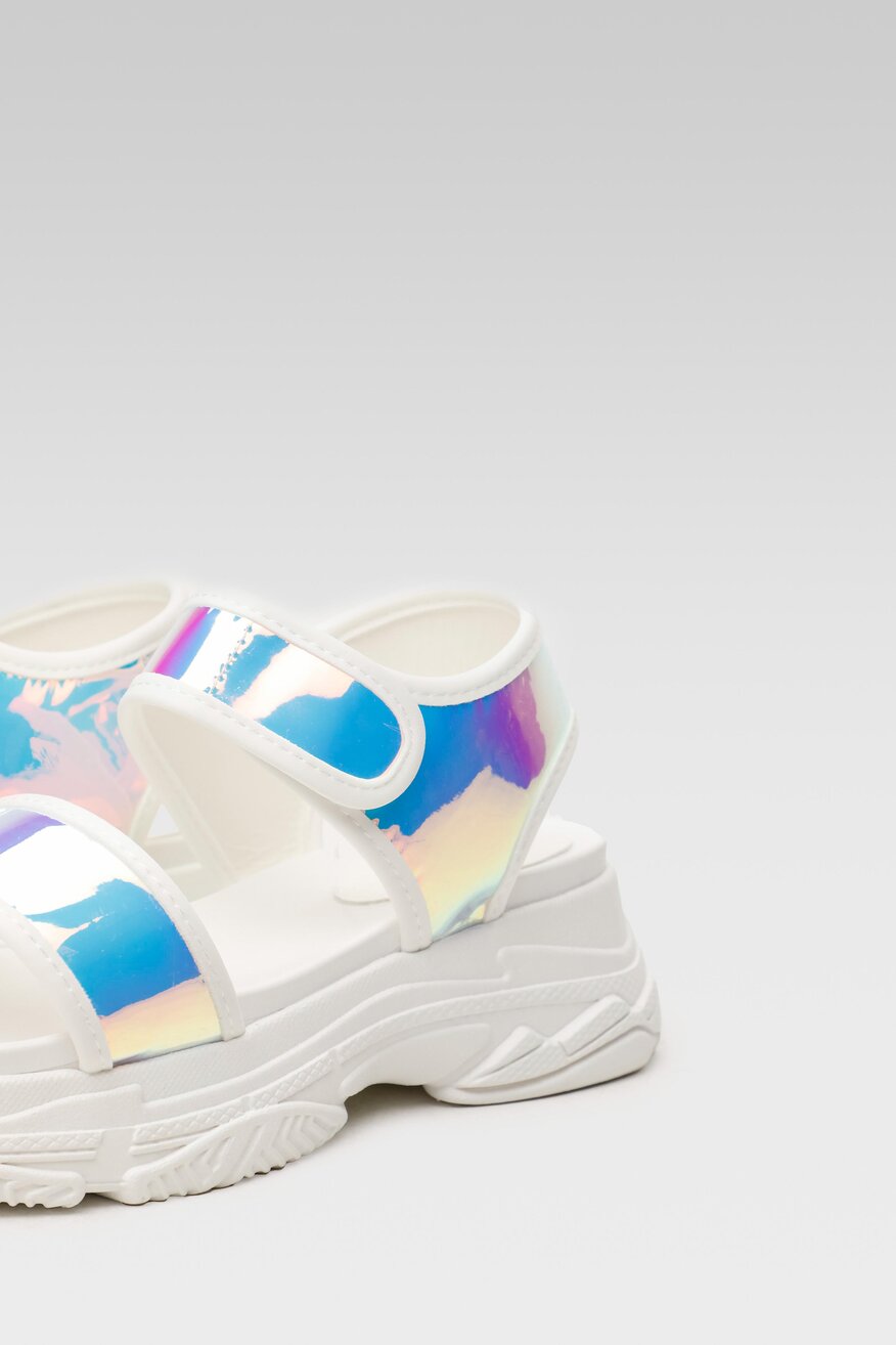 Sandały Nylon Red AJA0924-11 Biały