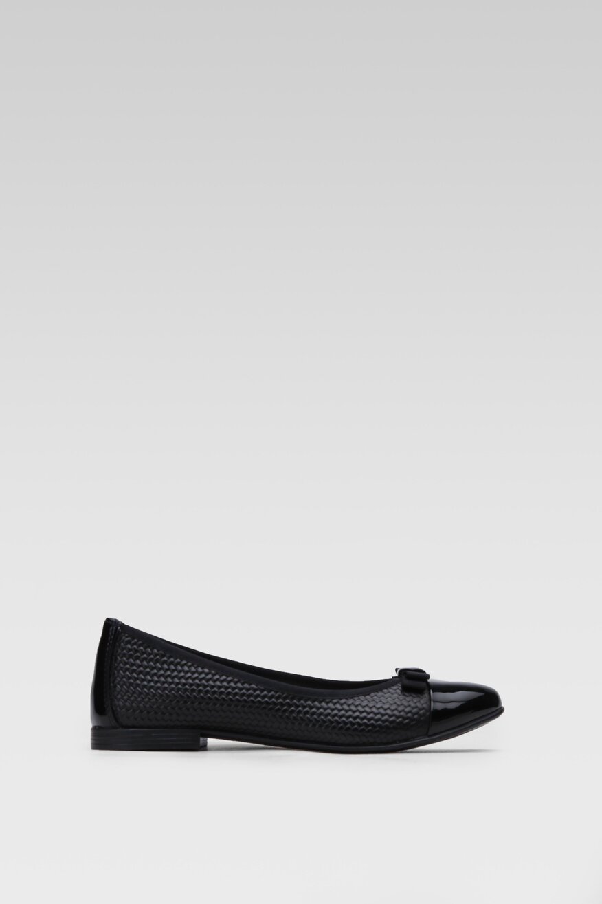 Baleriny Sarah Karen RST-ELENA-03 Czarny