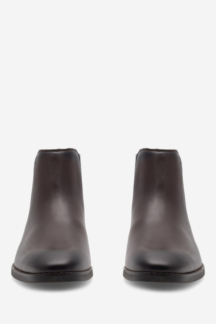 Botki Gino Rossi ILARIO-01 123AM Brązowy ciemny