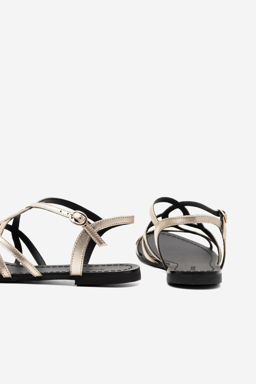 Sandały Gino Rossi LAURA-01W3-005 Złoty