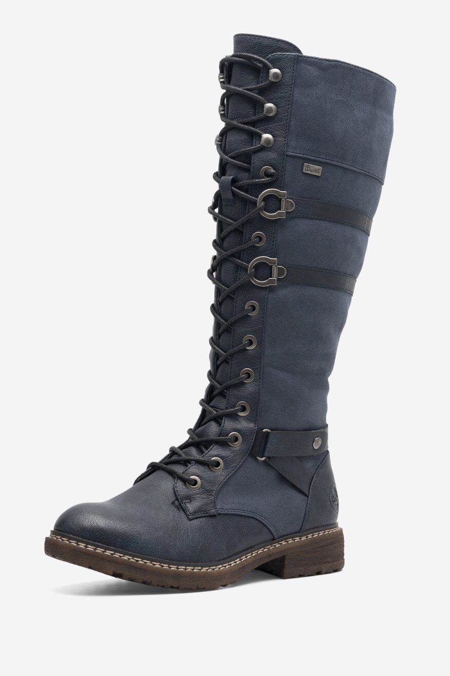 Kozaki Rieker 94732-14 Jeansowy