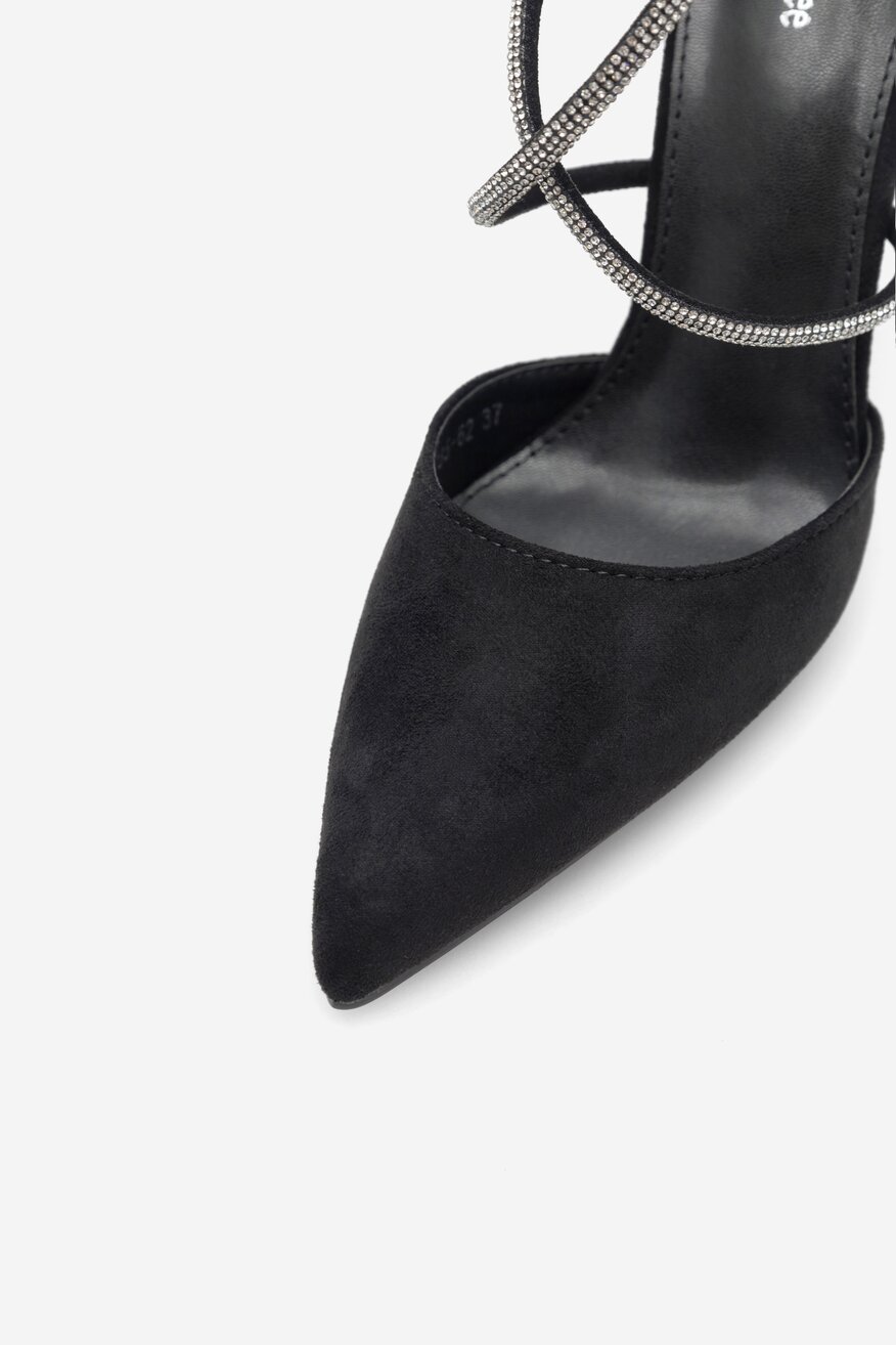 Czółenka DeeZee LARISSA KL-HH4785-62 Czarny