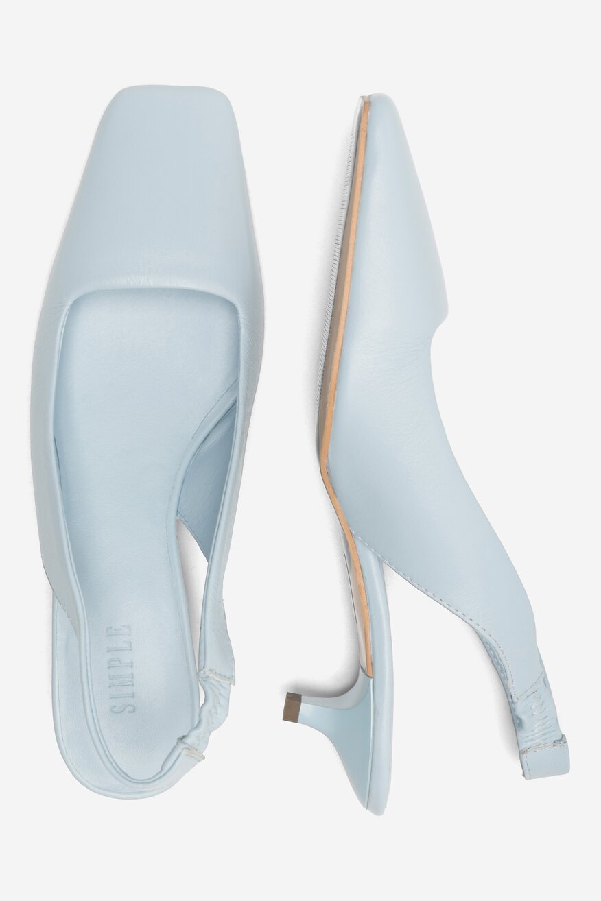 Czółenka SIMPLE SEWILLA-23SS3418 Niebieski jasny