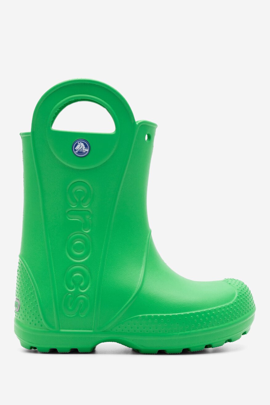 Kalosze Crocs HANDLE IT RAIN BOOT KIDS 12803-3E8 Zielony