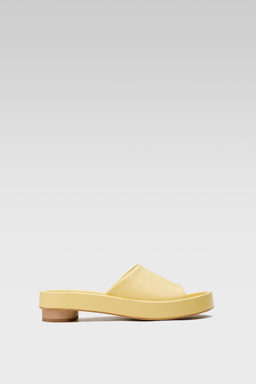 Klapki Gino Rossi 22SS17 Żółty