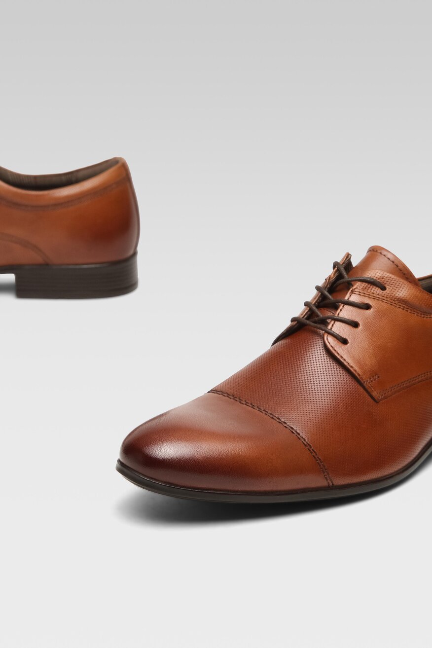 Półbuty Cesare Cave KRONE-01 MI08 Camel