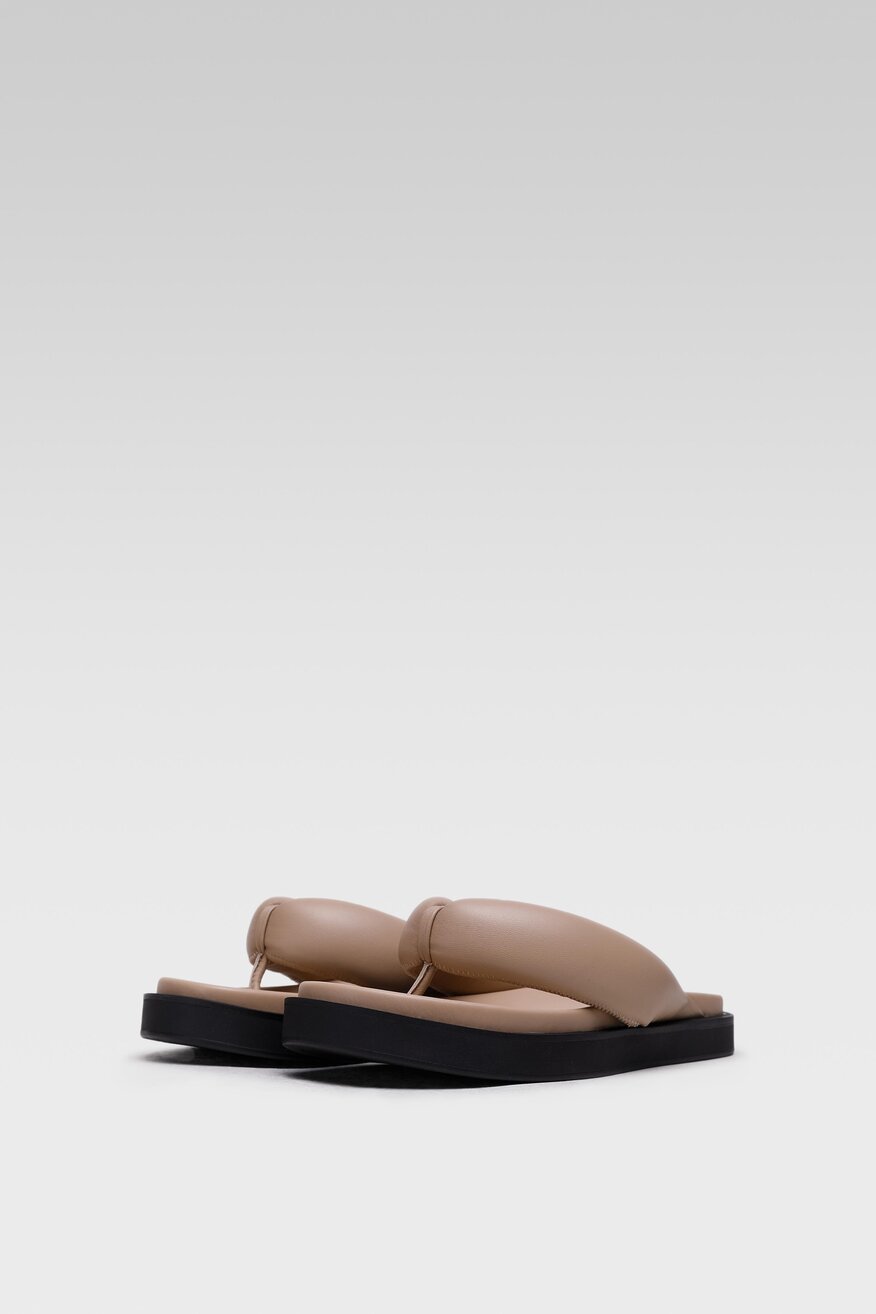 Klapki Gino Rossi VI-005-22-1 Beżowy