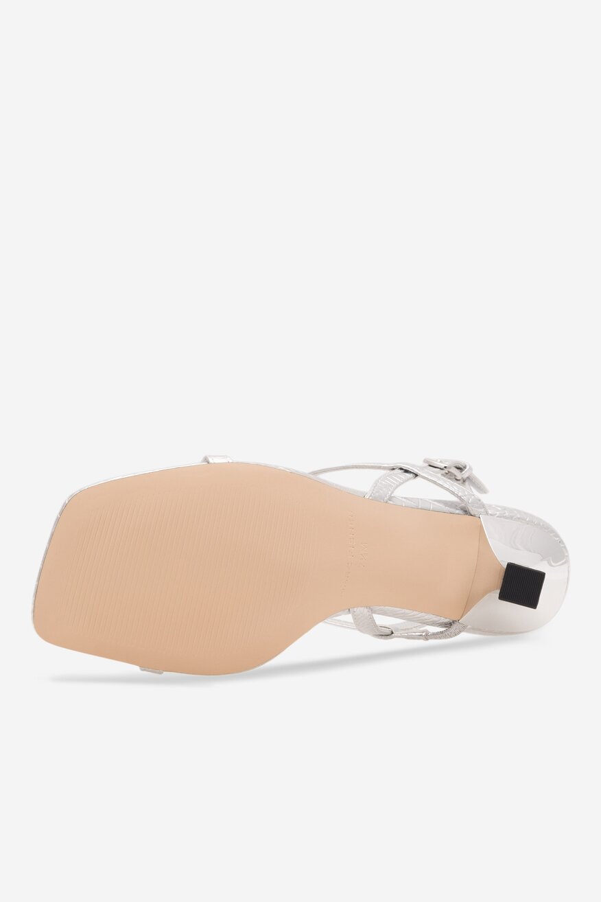 Sandały MARC FISHER F-PADRE SIL01 Srebrny