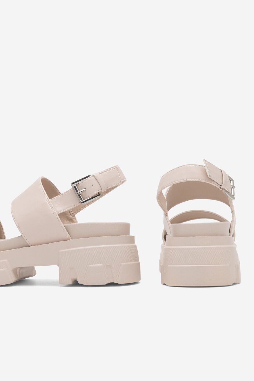 Sandały DeeZee FUTURE NOSTALGIA WS87666-3 Beżowy