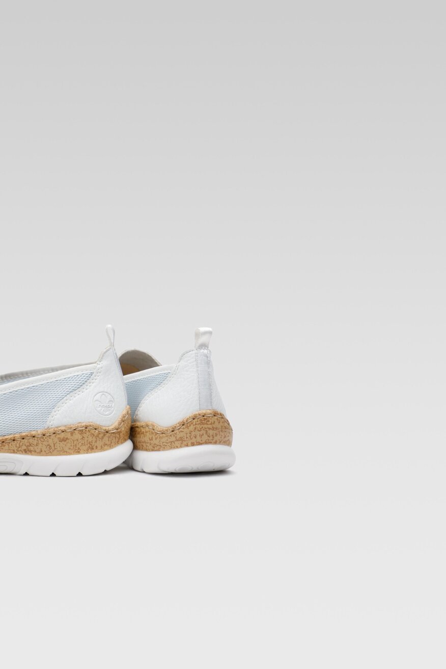 Półbuty Rieker N4275-10 Niebieski jasny