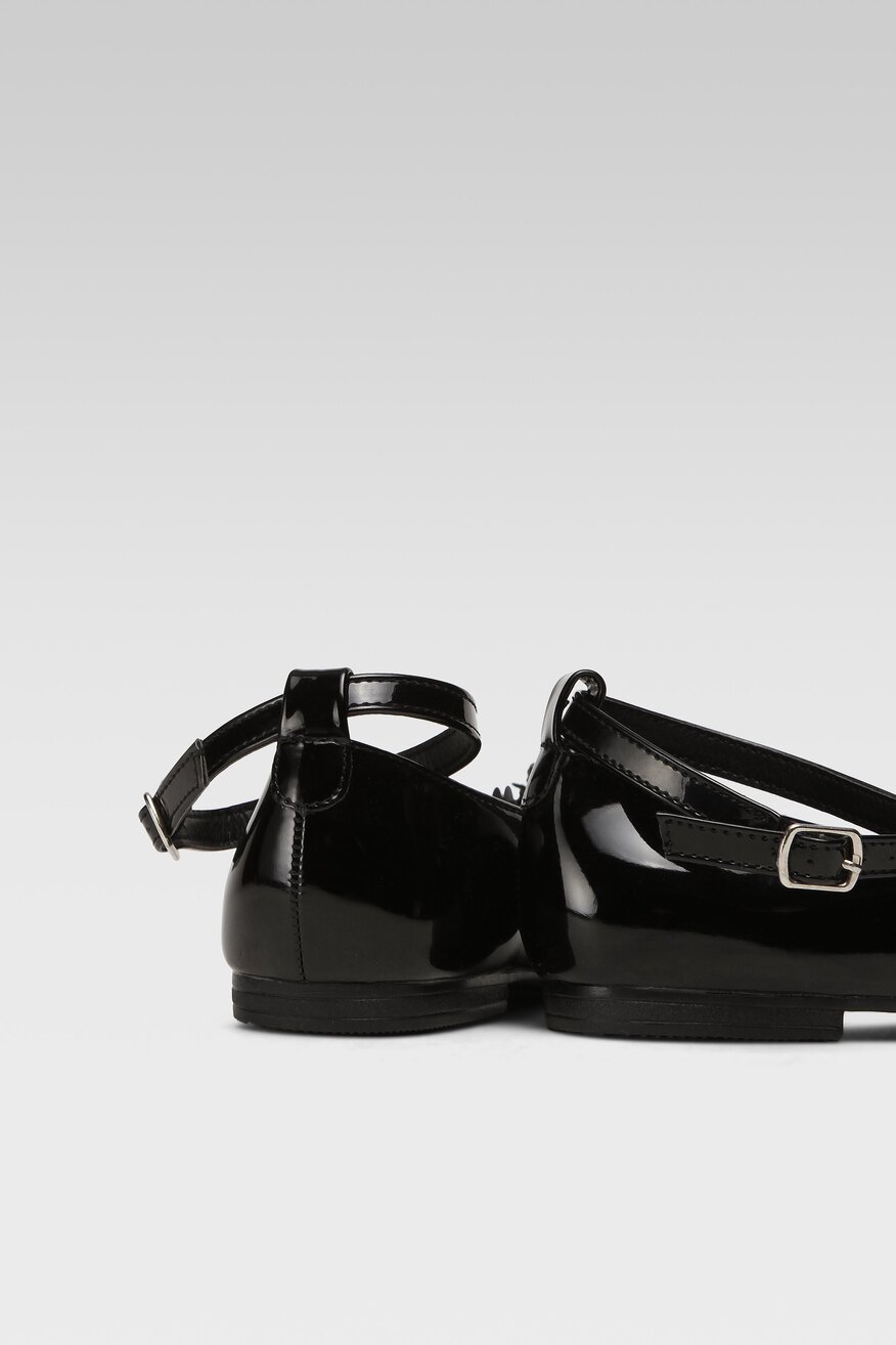 Baleriny Nelli Blu CM210410-4 Czarny