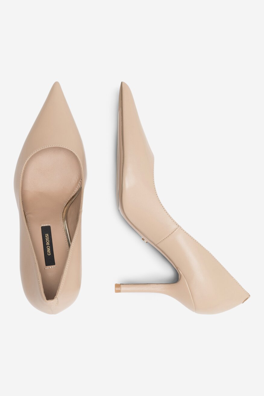 Czółenka Gino Rossi SEIA-V1299-08-4 Beżowy