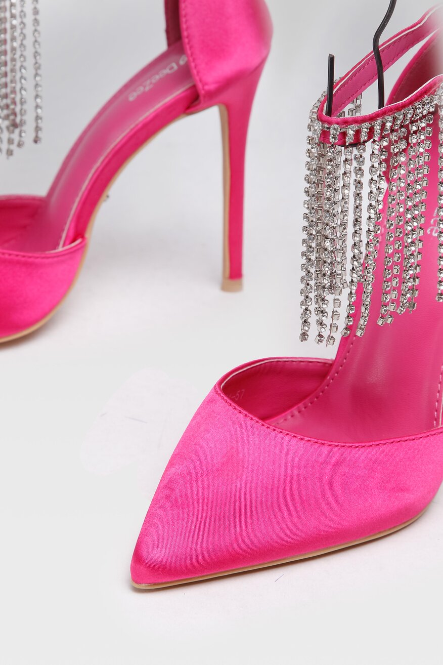 Czółenka DeeZee KL-HT92831-57 Różowy