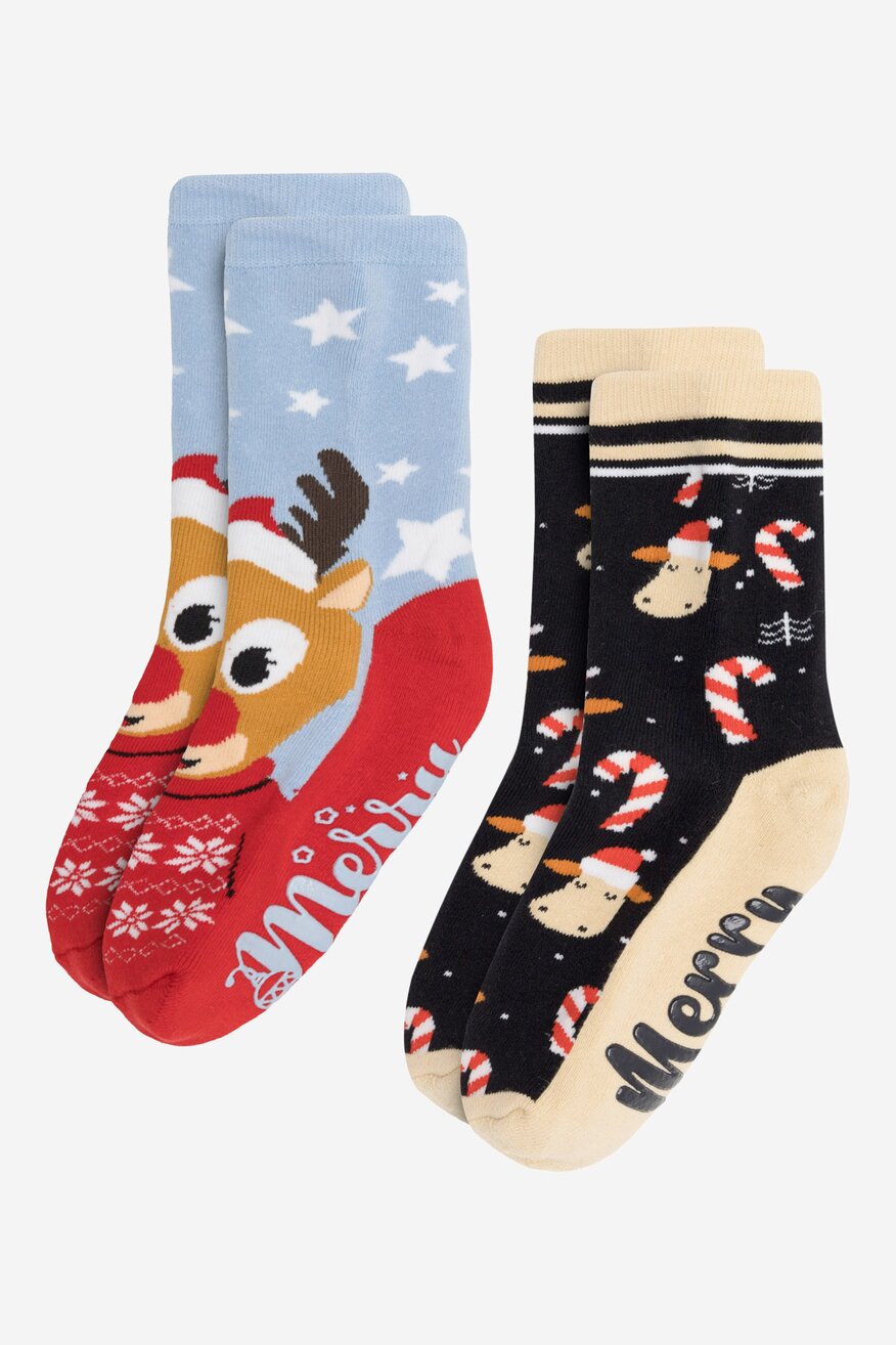 Skarpetki damskie Jenny Fairy 4WB-005-AW23 (2-PACK) Niebieski