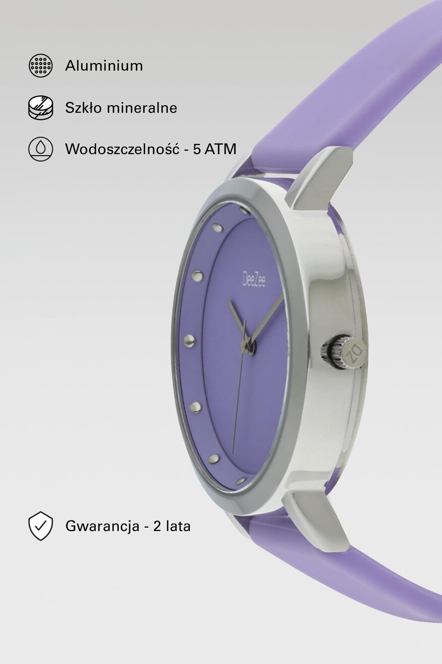 Zegarek DeeZee DZ WOMAN WATCH 02041616020 Fioletowy