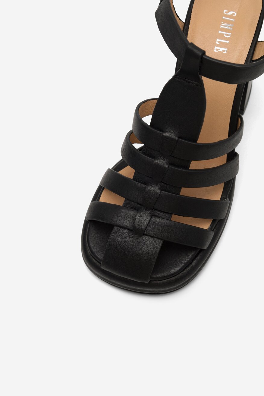 Sandały SIMPLE AZALIA-2023 Czarny