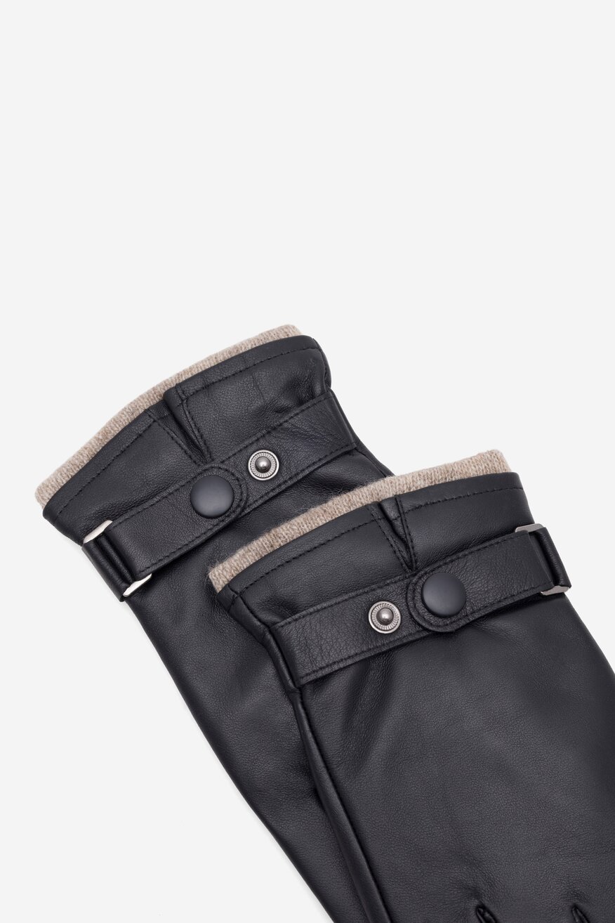 Rękawiczki męskie Lasocki 2M6-002-AW23 Czarny