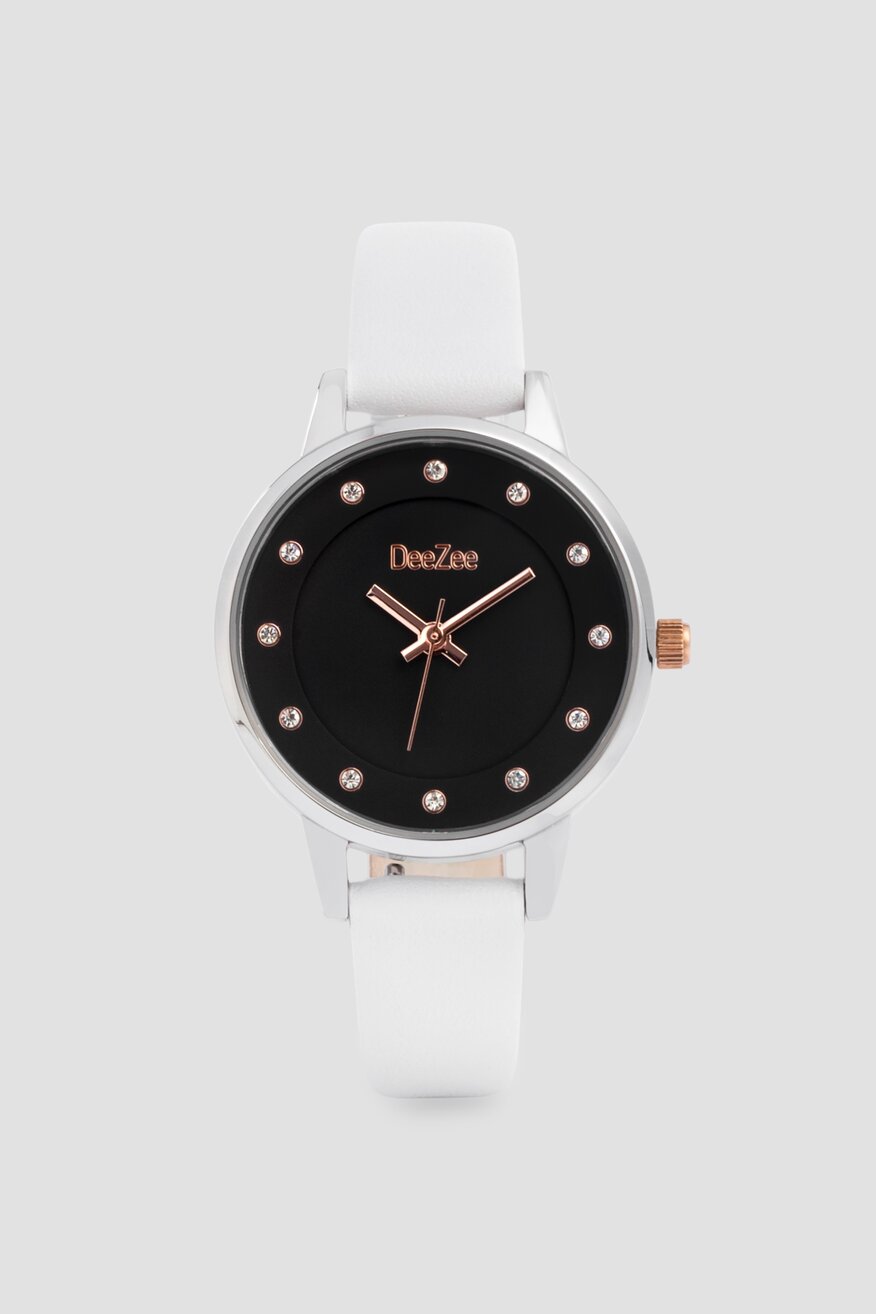 Zegarek DeeZee DZ WOMEN WATCH 02015420 Biały