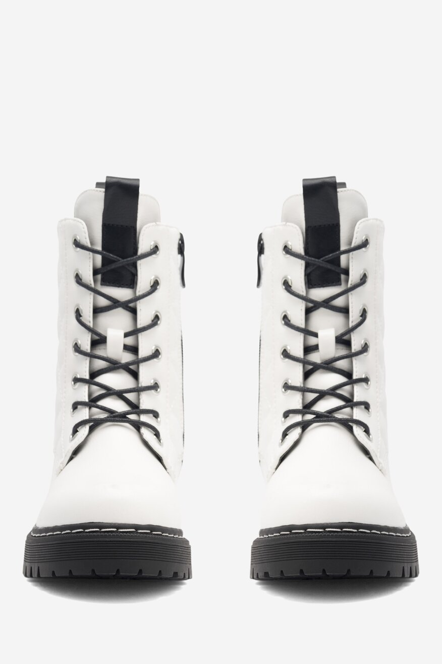 Trzewiki DeeZee CS5587-12 Biały