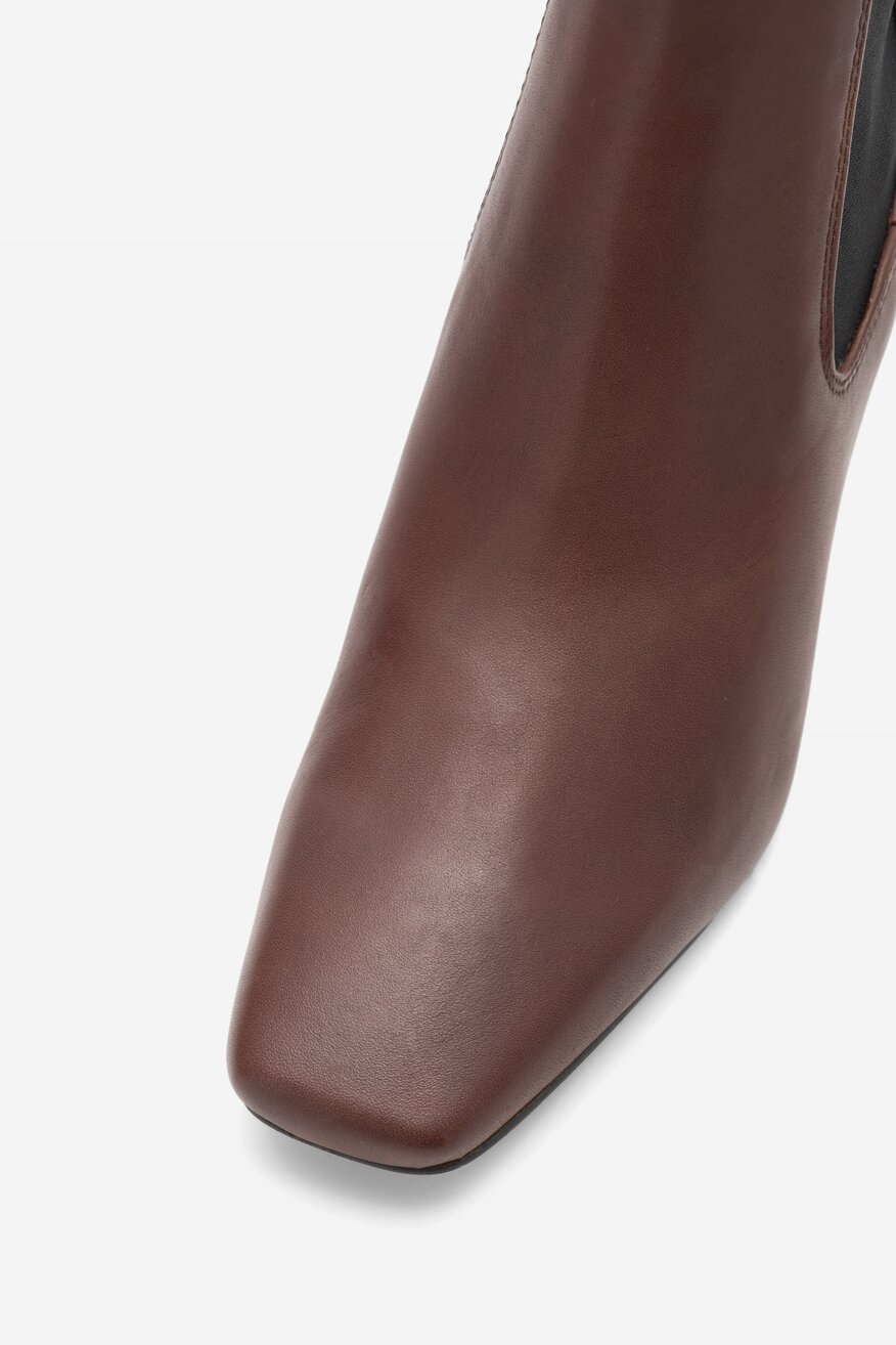 Botki SAM EDELMAN H8662L1200 Brązowy ciemny