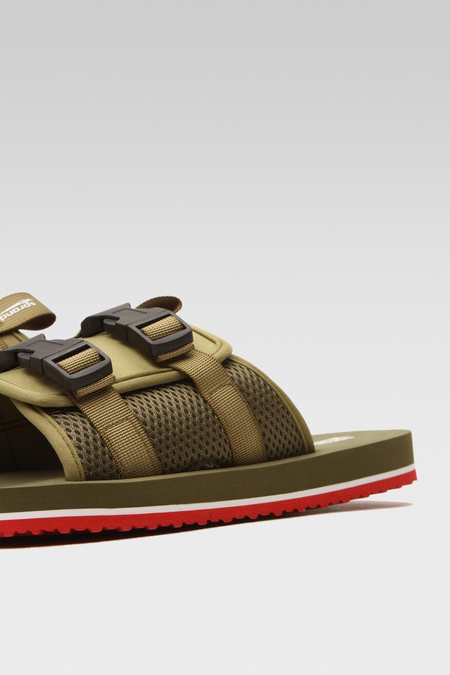 Klapki basenowe Sprandi M0514-1 Khaki