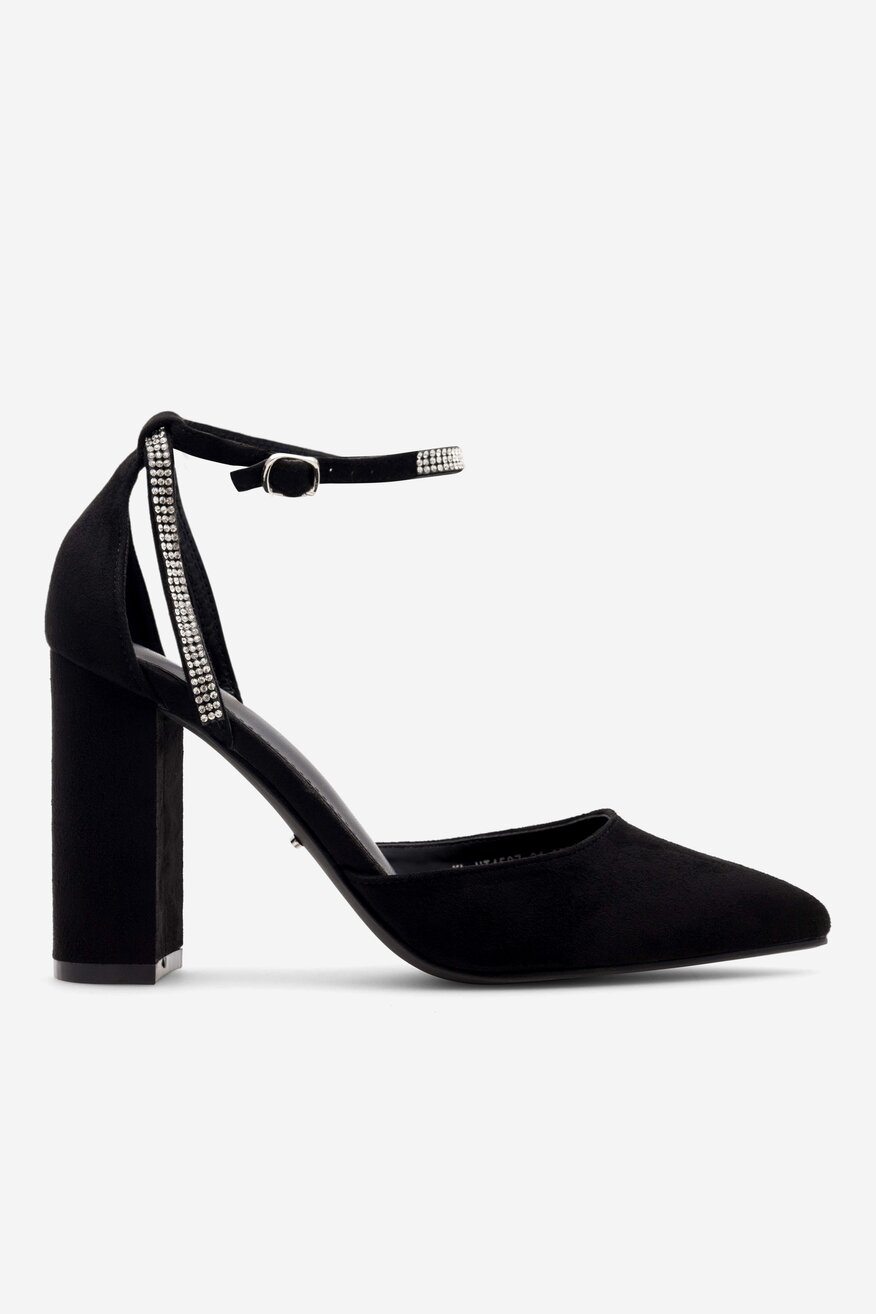 Czółenka DeeZee LISA KL-HT4587-21 Czarny