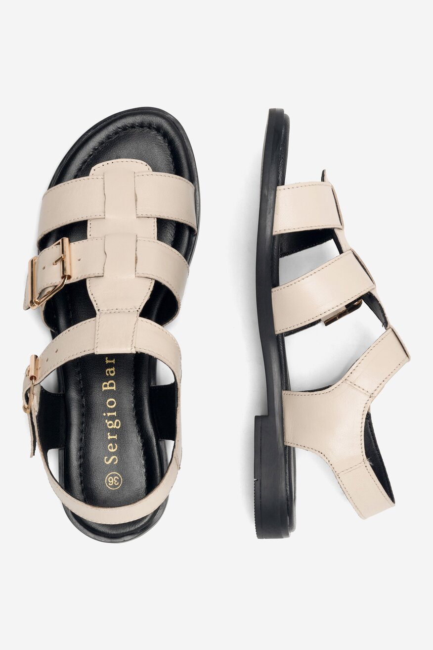 Sandały Sergio Bardi WI16-B1034-03SB Beżowy