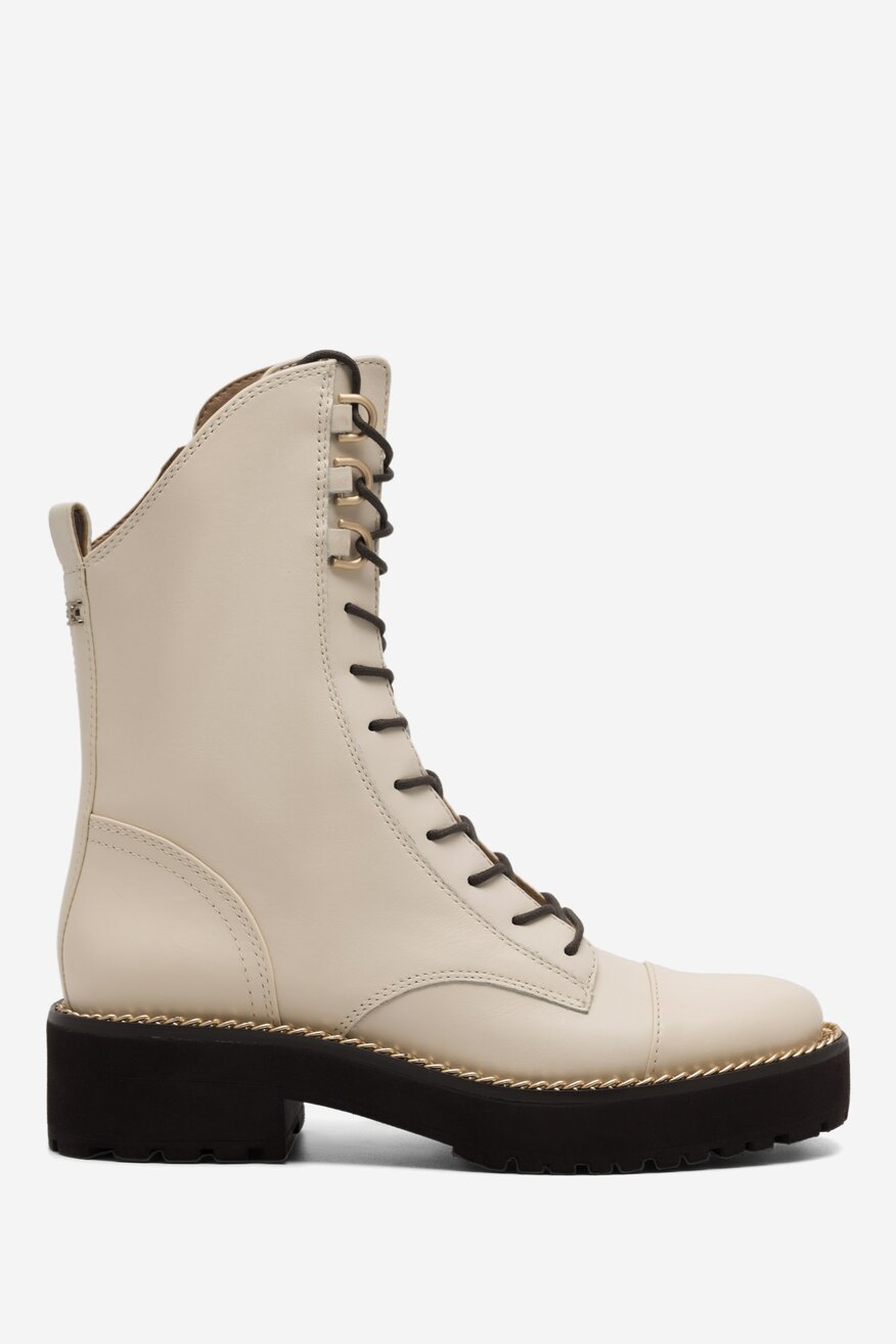 Botki SAM EDELMAN H8592L2100 Ivory
