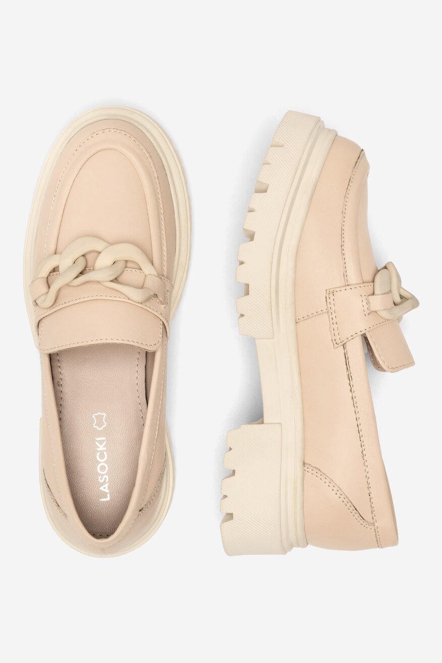 Półbuty Lasocki EST-DONNA-12 Beżowy