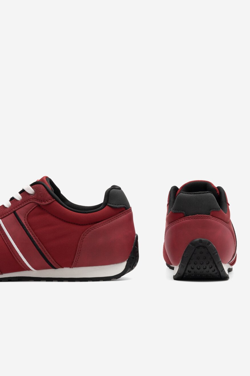 Półbuty Lanetti MP07-01378-03 Czerwony