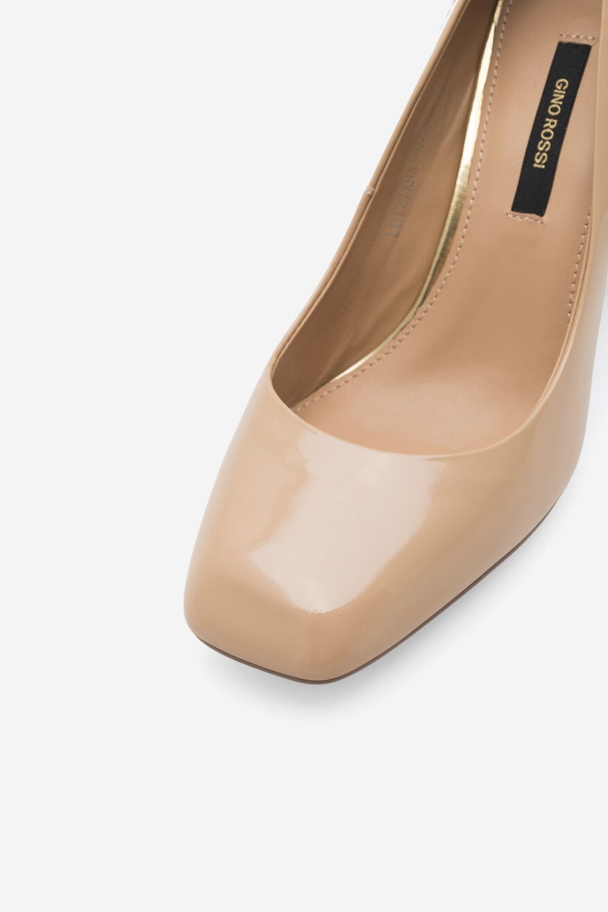 Czółenka Gino Rossi LUIZIANA-V650-391 Beżowy