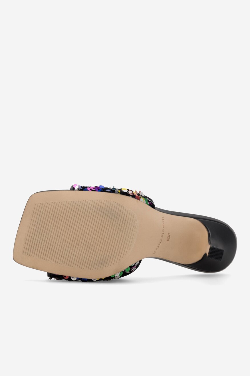 Klapki MARC FISHER F-DANRIA3 BLK01 Czarny