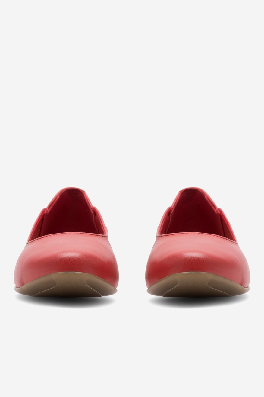 Baleriny Sergio Bardi RST-C1032-01SB Czerwony