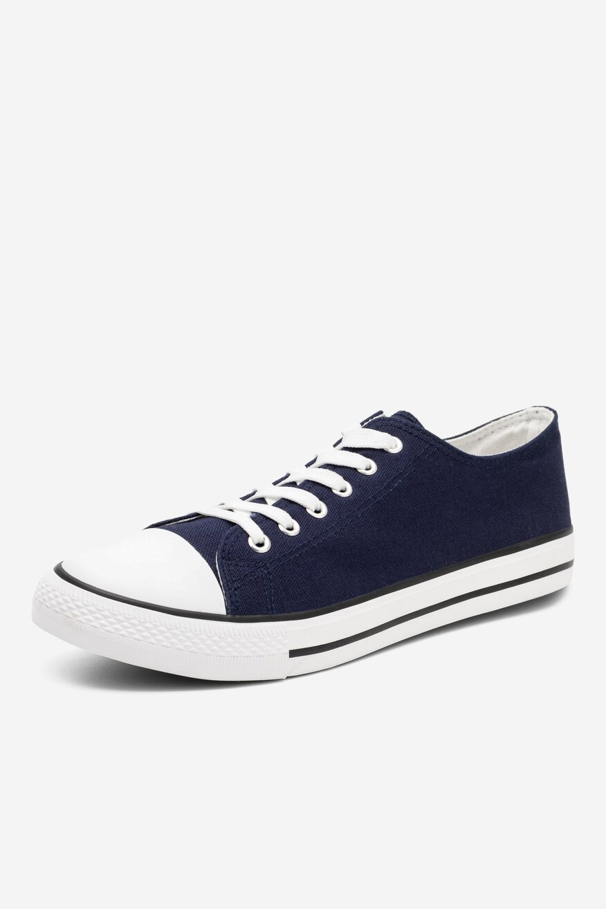 Trampki Lanetti MSS20503-01A Granatowy