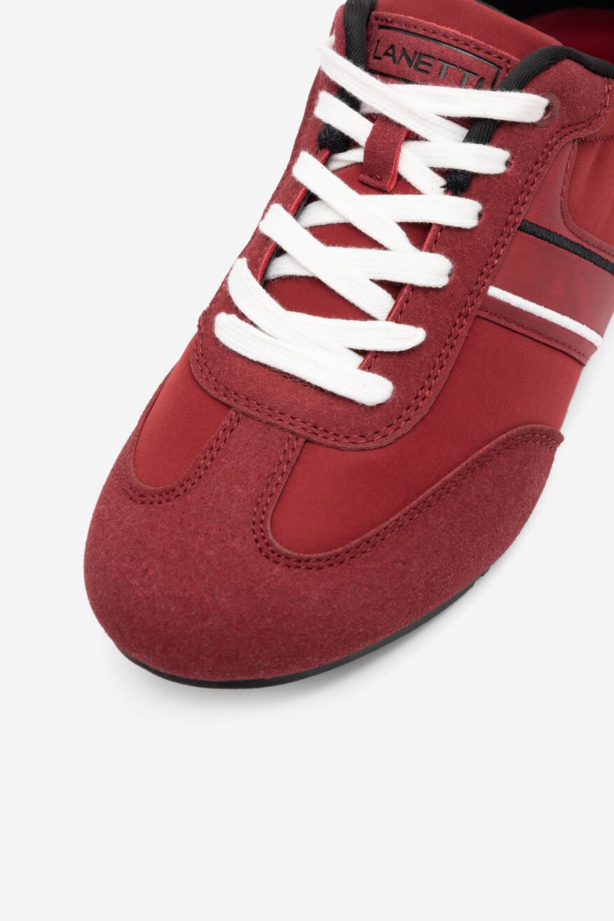 Półbuty Lanetti MP07-01378-03 Czerwony
