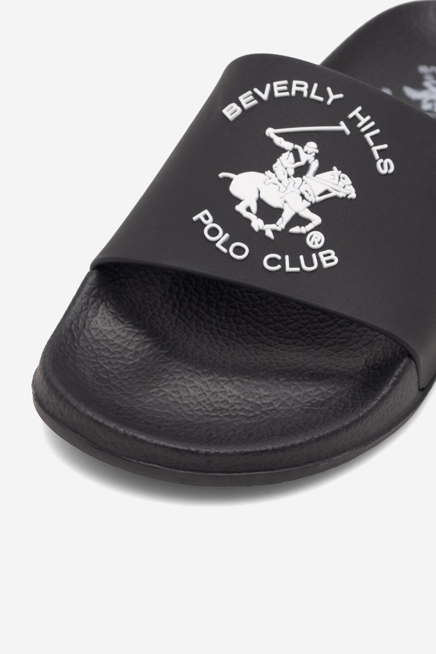 Klapki basenowe Beverly Hills Polo Club WP-CA23052-1C Czarny