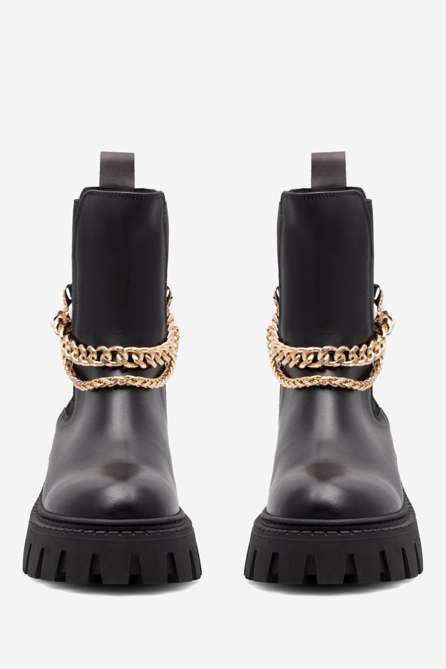 Botki EVA MINGE GANDRA-8320-01-3 Czarny