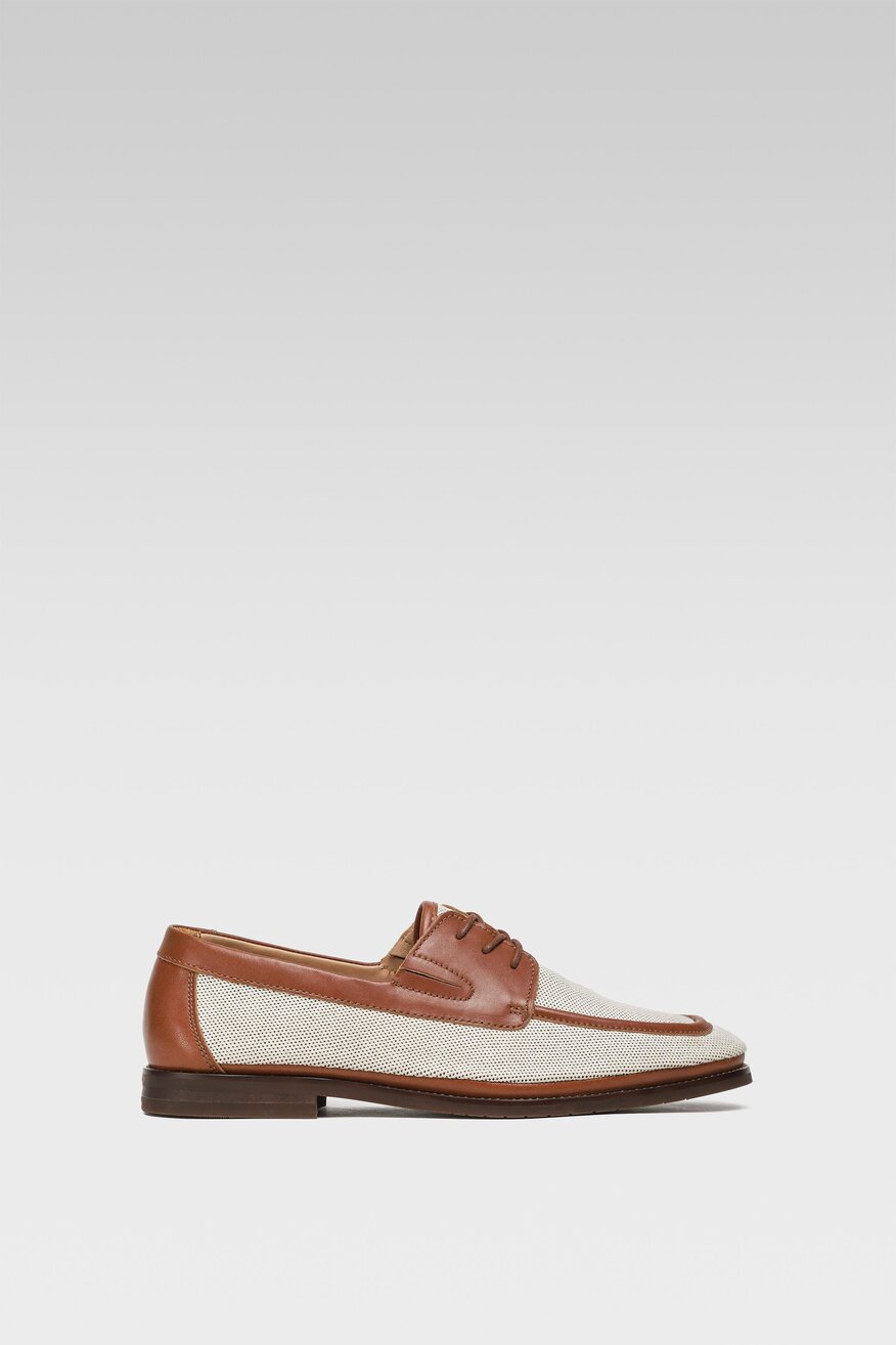 Półbuty Gino Rossi MAURIZIO-01 122AM Beżowy