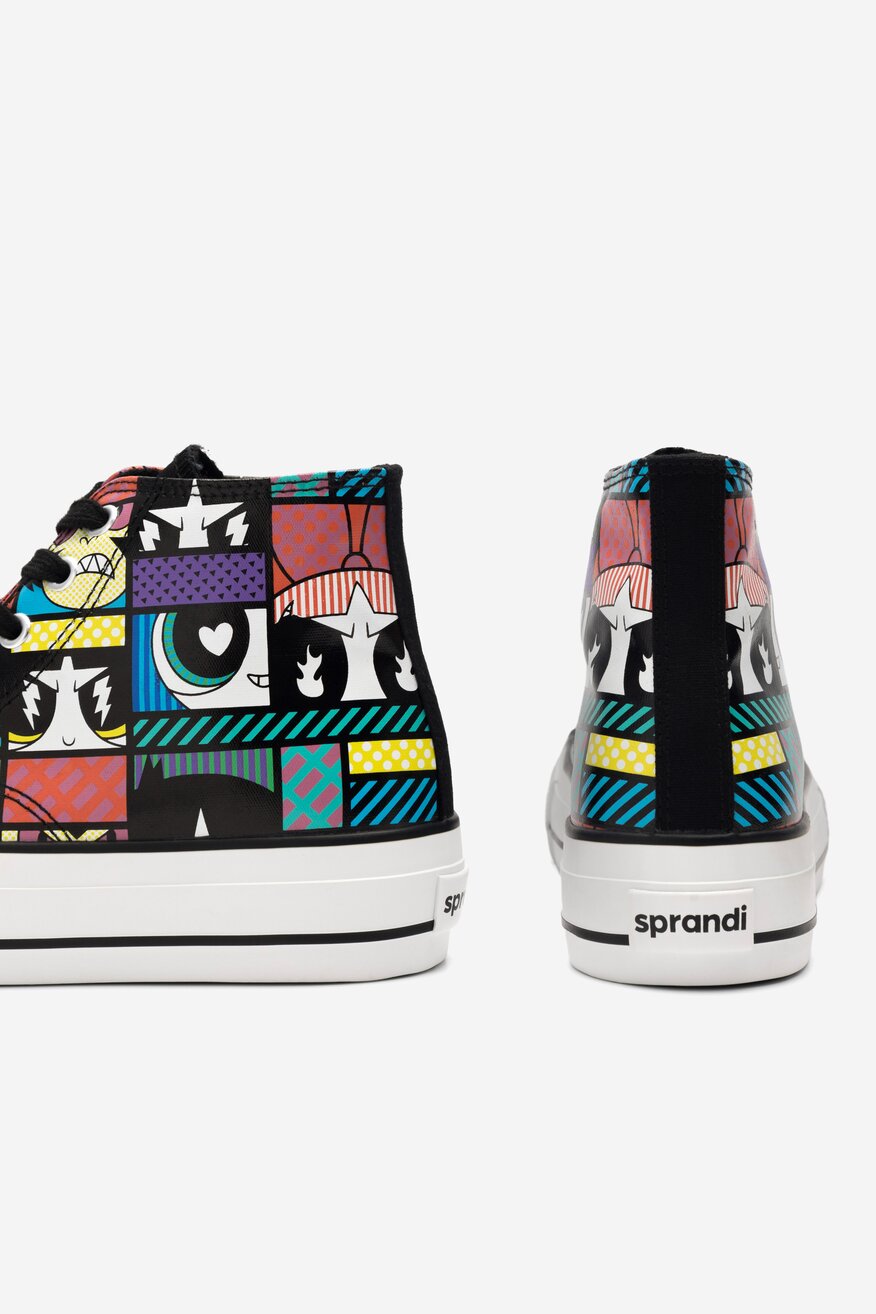 Trampki Sprandi GP40-AW23-118WBPPG Czarny