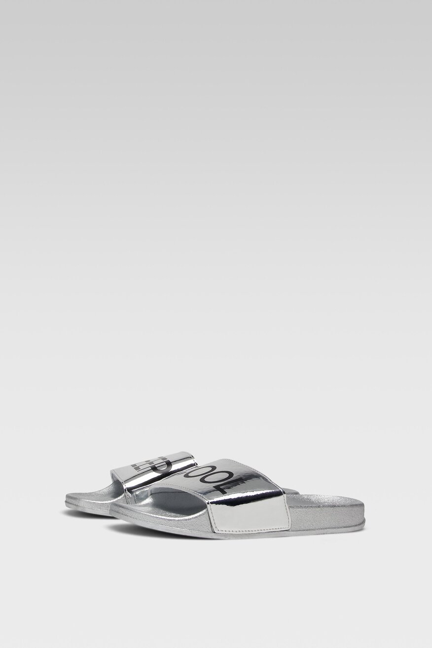 Klapki basenowe Bassano 55223 Srebrny