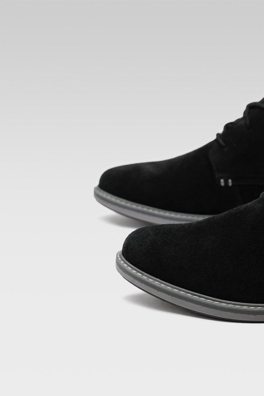 Trzewiki Cesare Cave MI07-B225-B62-02 Czarny