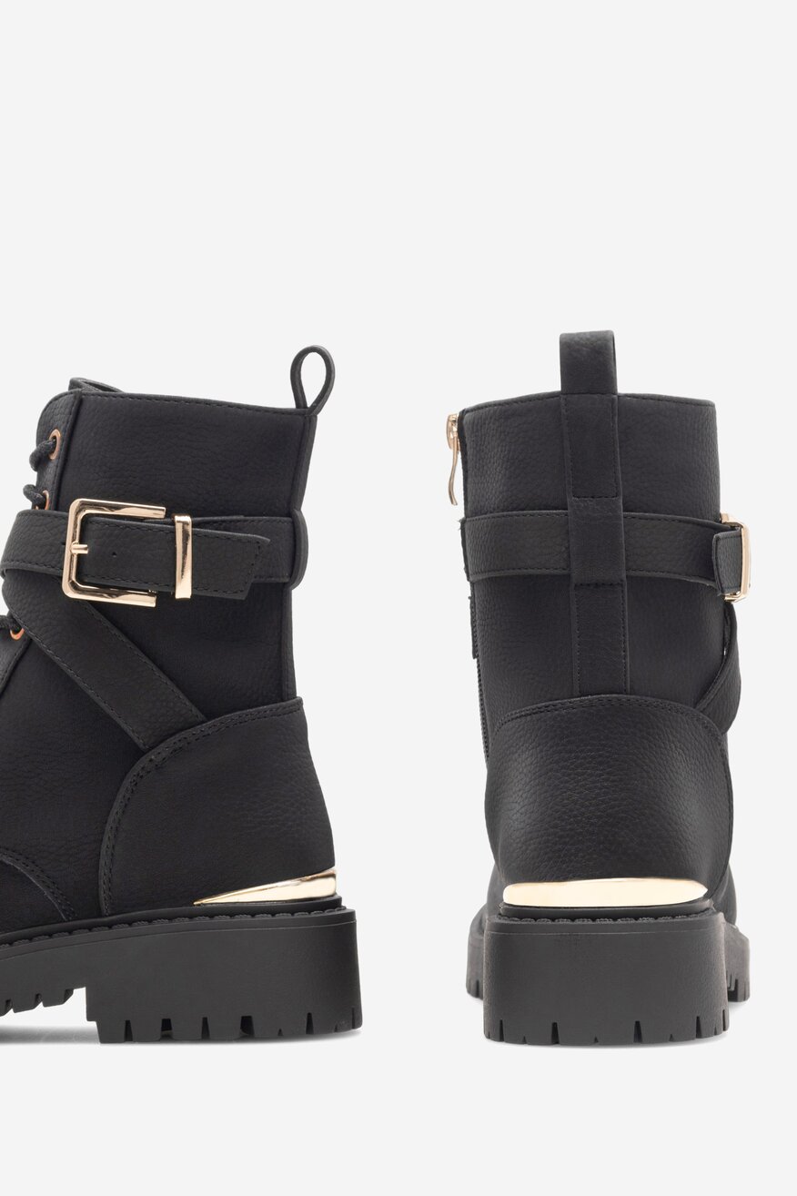 Trzewiki DeeZee HERMIA H58022-1A Czarny