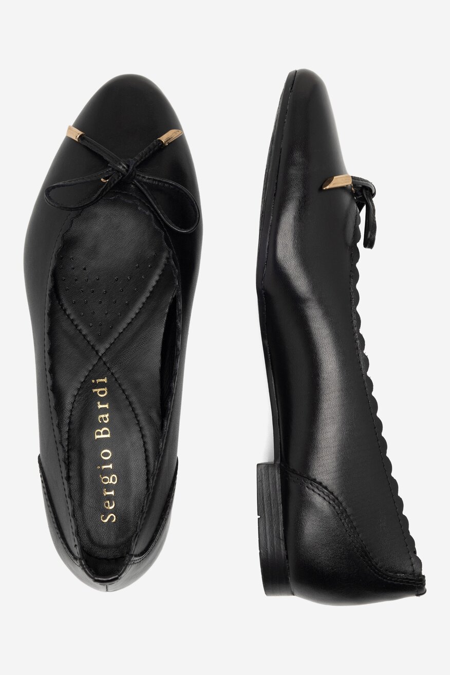 Baleriny Sergio Bardi RST-KAJA-04SB Czarny