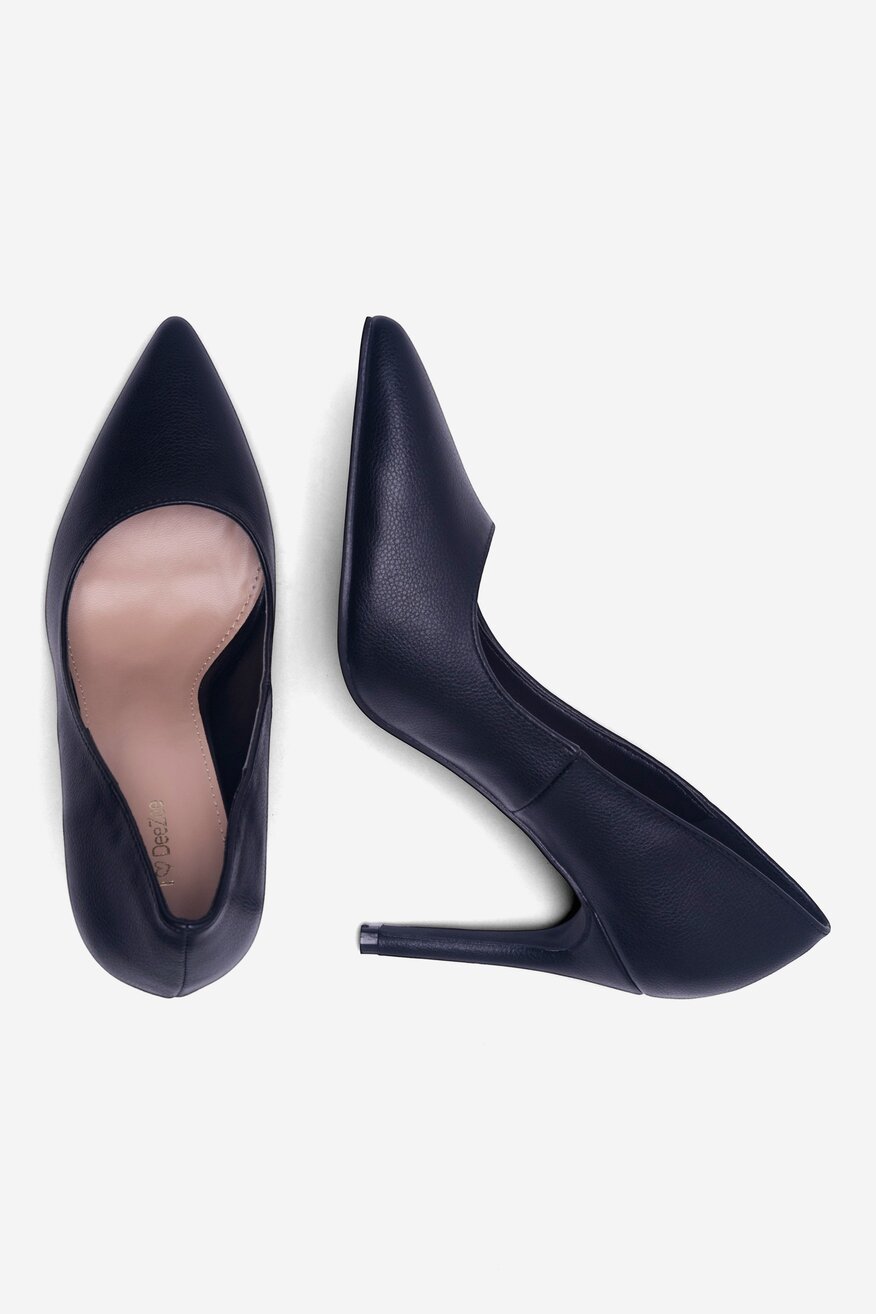 Czółenka DeeZee KL-92831-656 Czarny