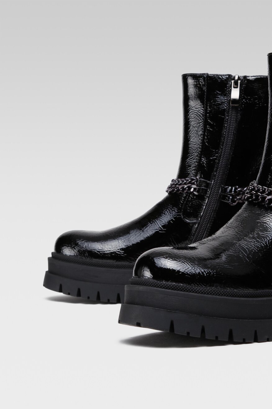 Botki DeeZee H13119-4 Czarny