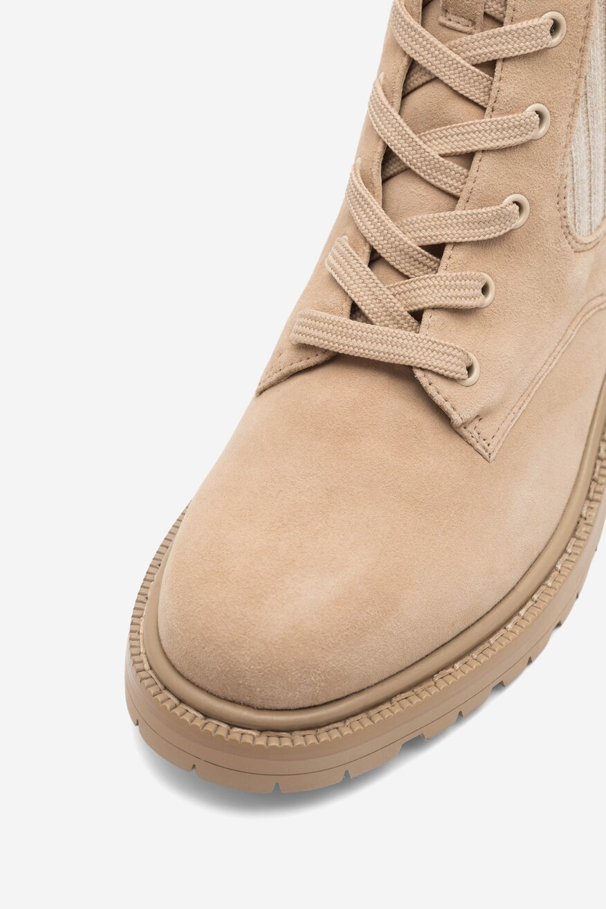 Botki SAM EDELMAN H3912M4251 Kremowy