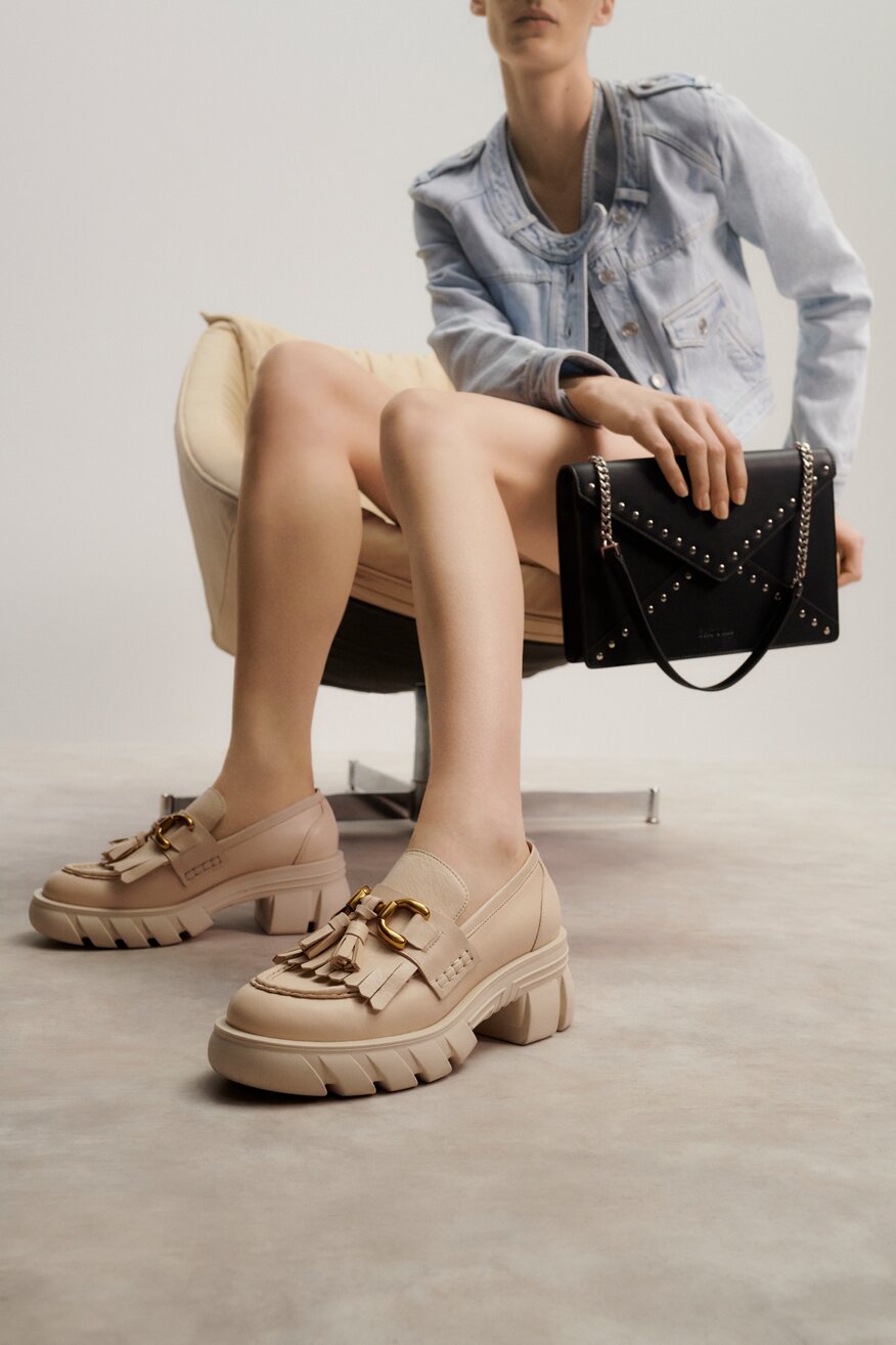 Półbuty Badura PALMI-23SS11171 Beżowy