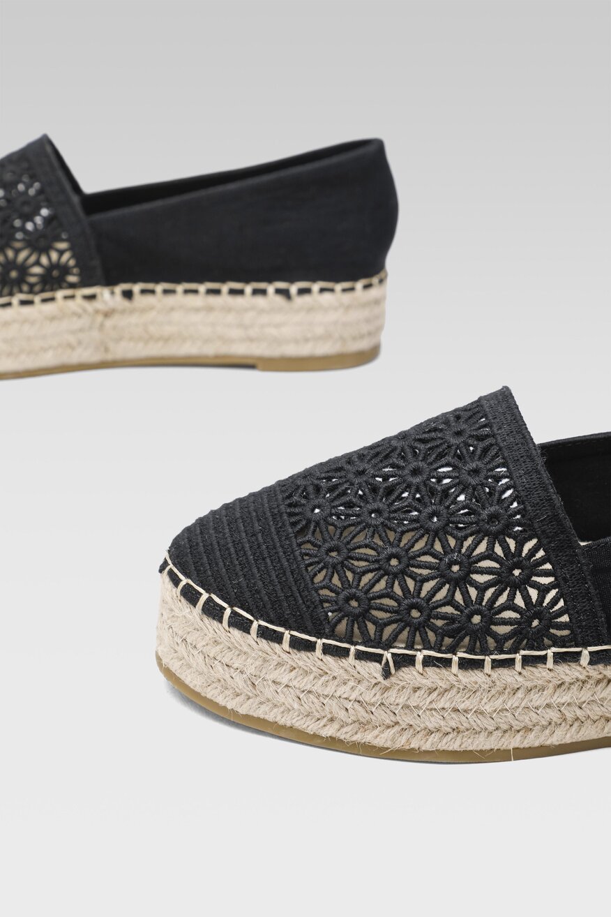 Espadryle Jenny Fairy MOLLY WS250509-01 Czarny