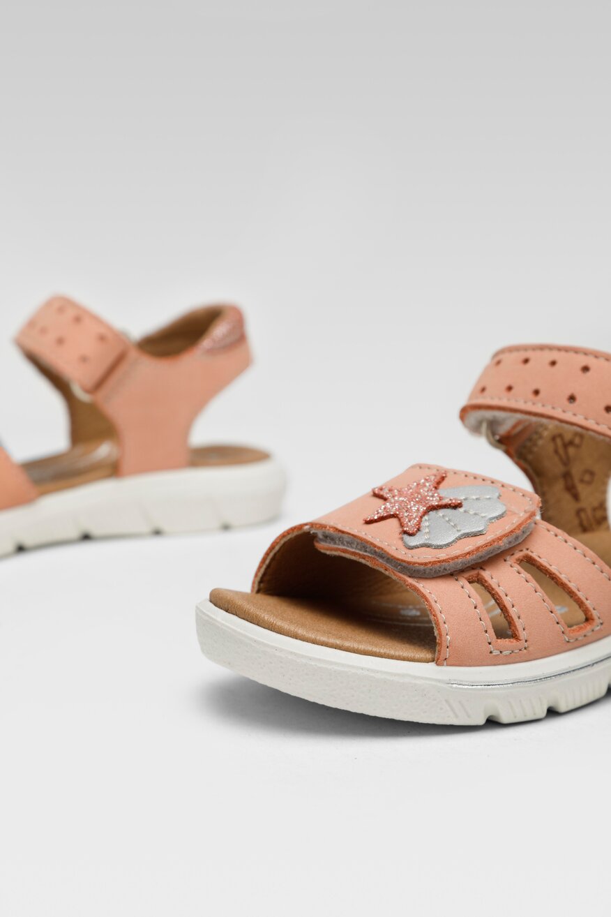 Sandały Ricosta 50 7800402/310 Pomarańczowy